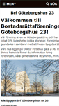Mobile Screenshot of gbghus23.se